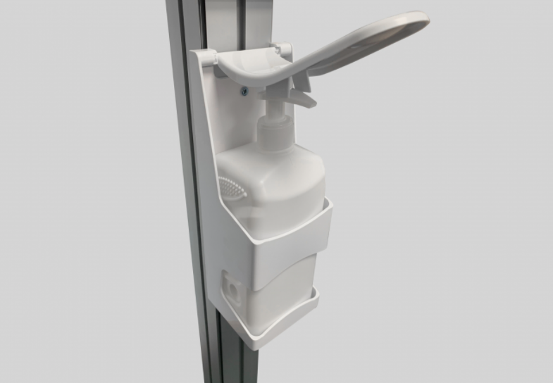 Hand Sanitiser Dispenser Pump Visual Print and Design