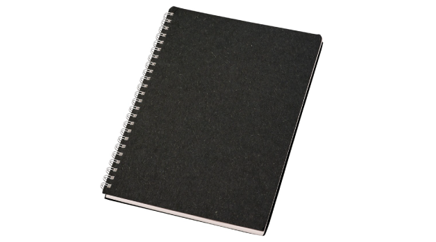LUXE A5 size wire o notebook (Black)