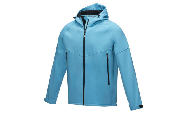 Men’s GRS recycled softshell jacket (Blue)