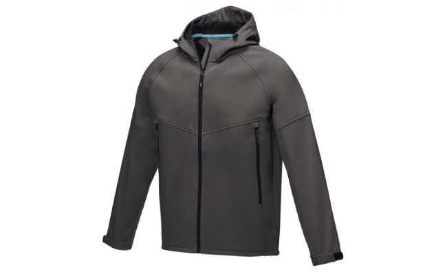 Men’s GRS recycled softshell jacket (Grey)