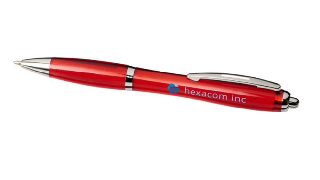 Nash PET ballpoint pen Red