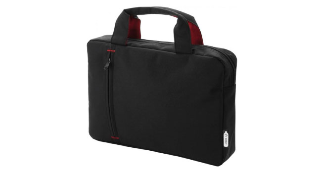 Recycled PET conference bag (red and black)