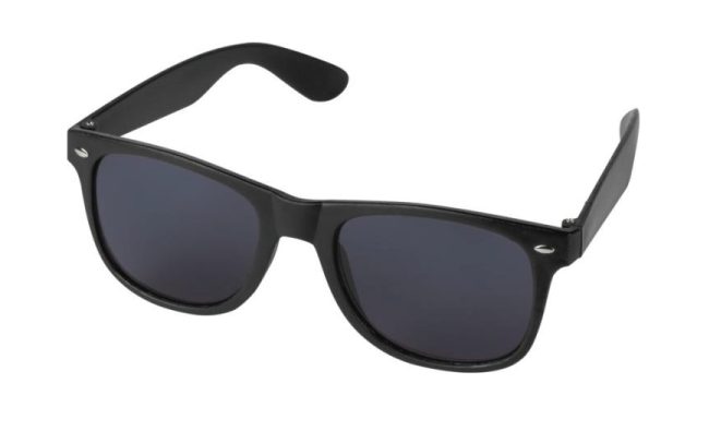 Recycled plastic sunglasses black