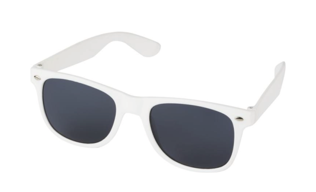 Recycled plastic sunglasses white