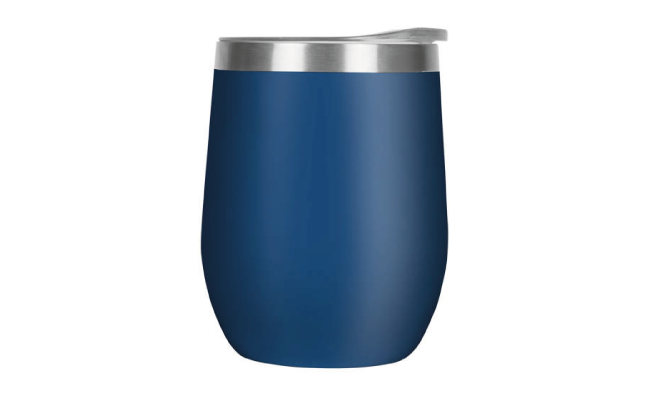 Reusable coffee cup dark blue