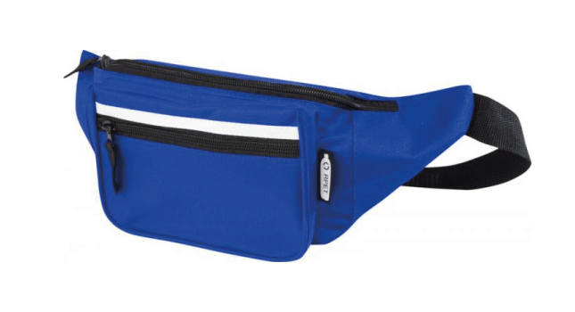 RPET waist bag blue