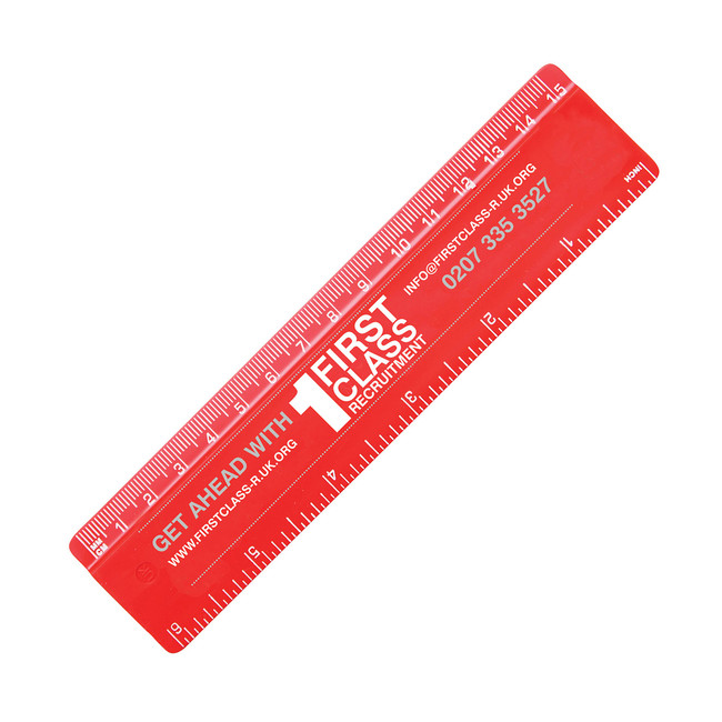 Thumbnail for 15cm/6” Solid Plastic Ruler