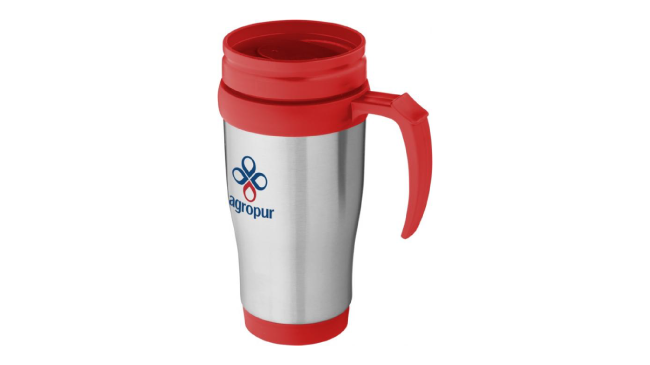 Sanibel 400 ml insulated mug red