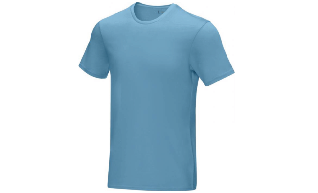 Short sleeve men’s GOTS organic t shirt (Blue)