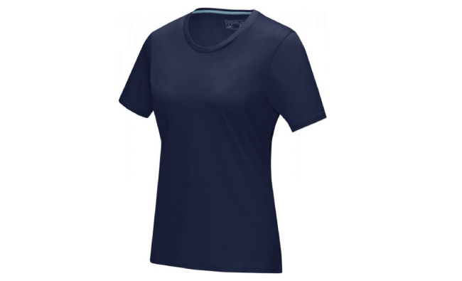 Short sleeve women’s GOTS organic t shirt Navy