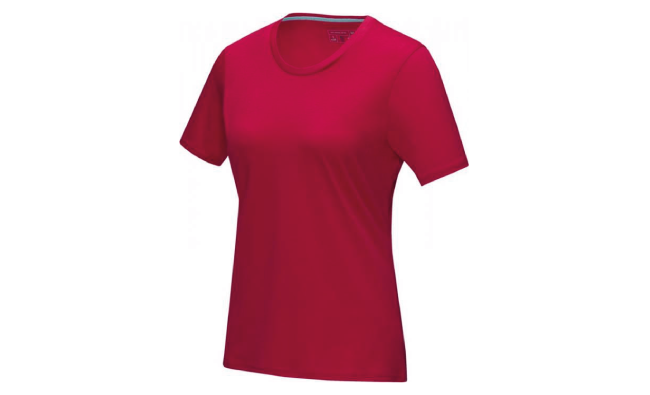 Short sleeve women’s GOTS organic t shirt Red