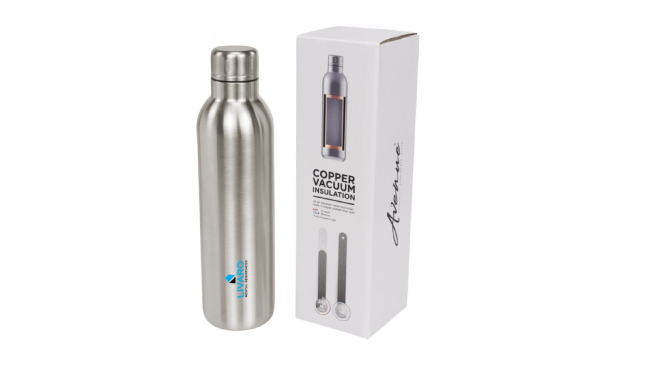 Silver Thor 510 ml copper vacuum insulated sport bottle