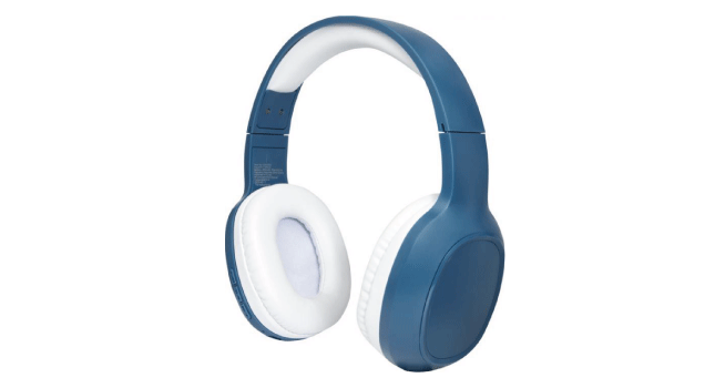 Wireless headphones with microphone blue