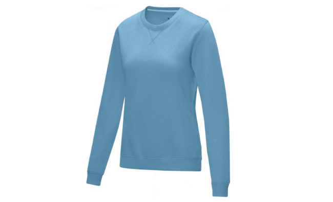 Women’s organic GRS recycled crewneck sweater Blue