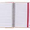 open red recycled notebook