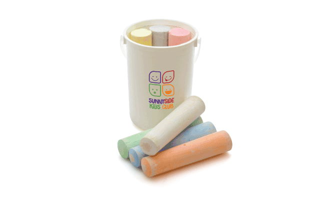 7 piece jumbo coloured chalk set