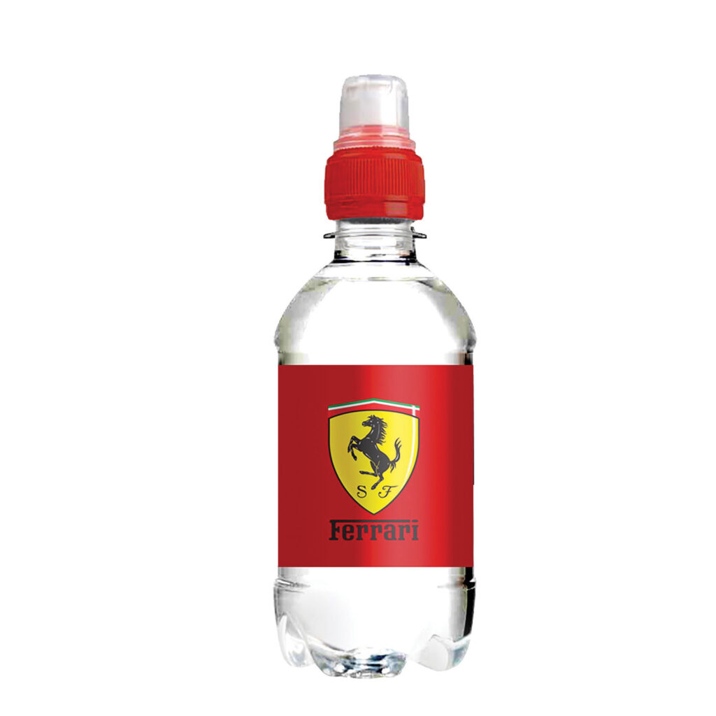 Branded bottled water