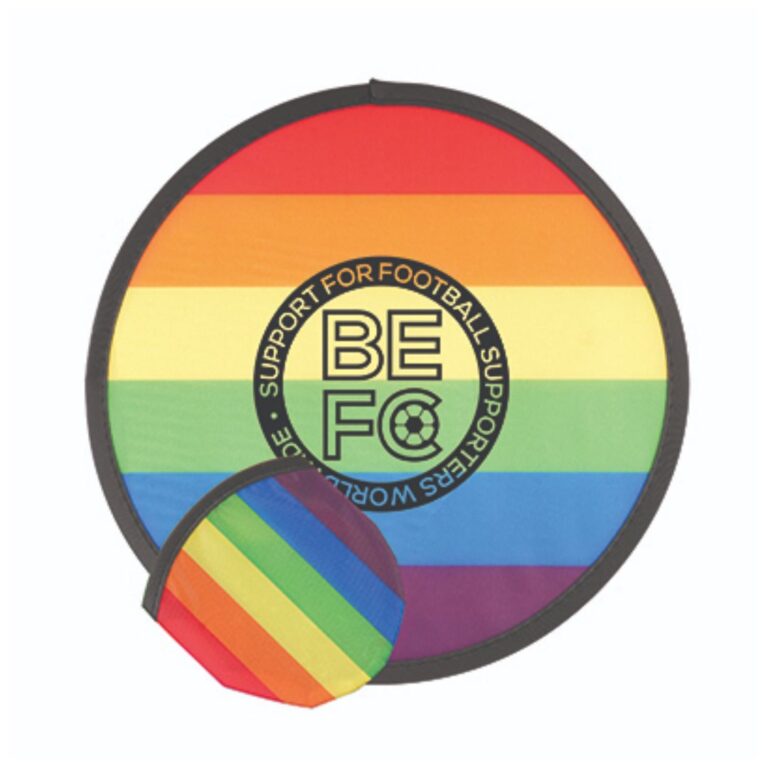Rainbow foldable flying disk