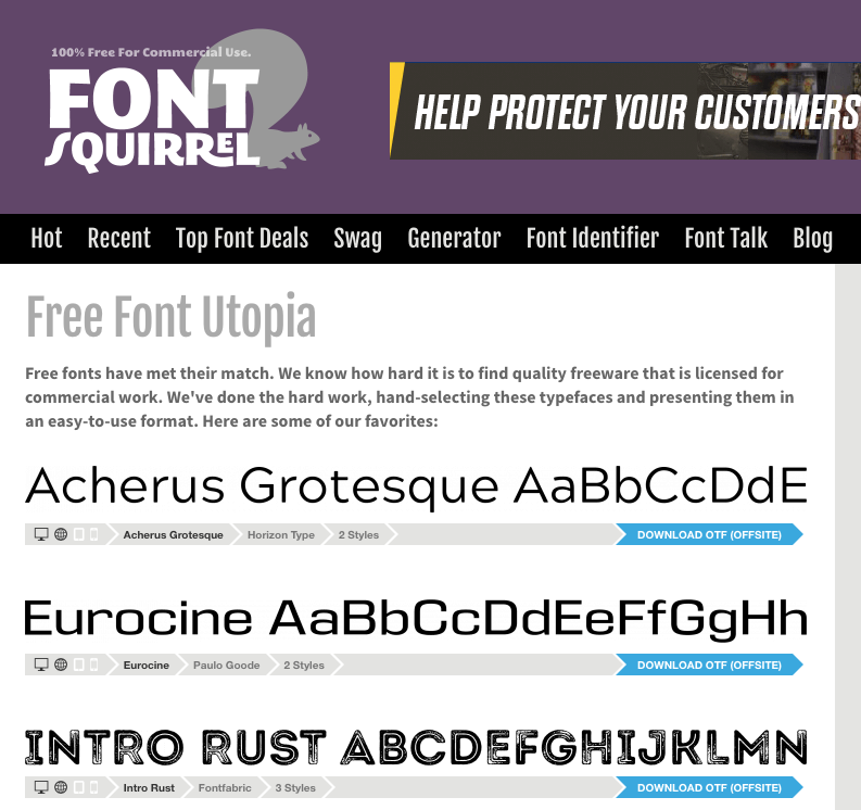 Font Squirrel