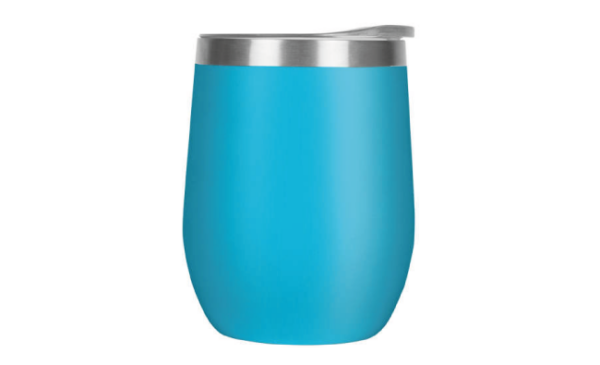 Reusable coffee cup blue